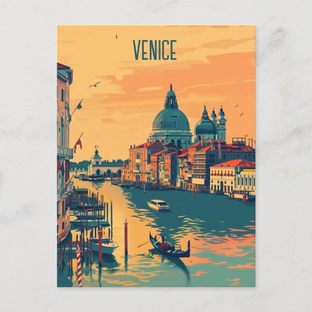 Carte Postale Voyage à Venise (Devant)