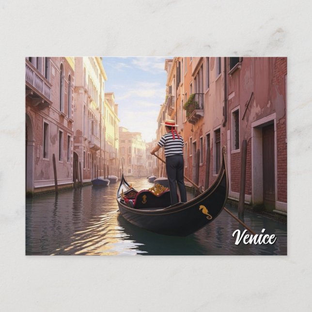 Carte Postale Voyage à Venise Italie (Devant)