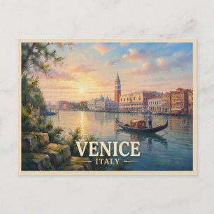 Carte Postale Voyage à Venise Italie