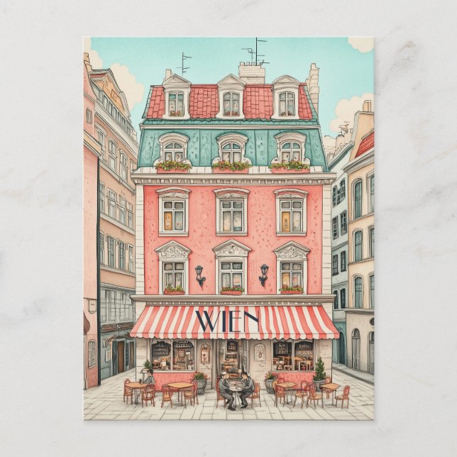 Carte Postale Voyage à Vienne (Devant)