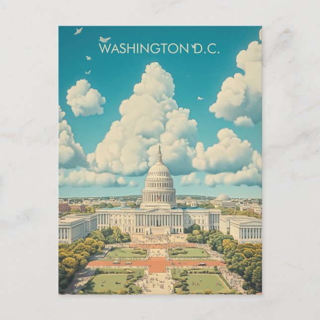 Carte Postale Voyage à Washington D.C. (Devant)