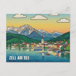 Carte Postale Voyage à Zell am See en Autriche