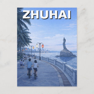 Carte Postale Voyage à Zhuhai en Chine