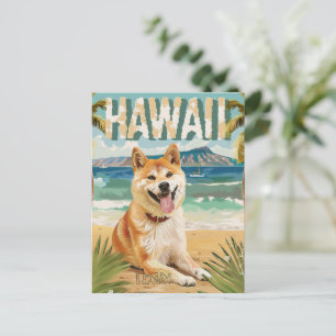 Carte Postale Voyage Akita à Hawaii pour les vacances