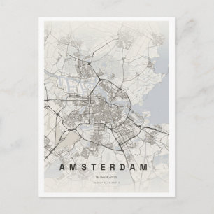 Carte Postale voyage amsterdam hollande