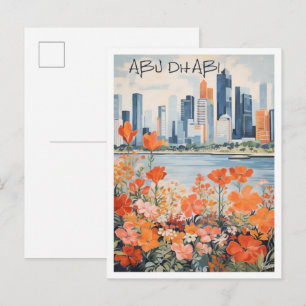 Carte Postale Voyage artistique à Abou Dabi