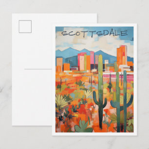 Carte Postale Voyage artistique à Scottsdale Arizona
