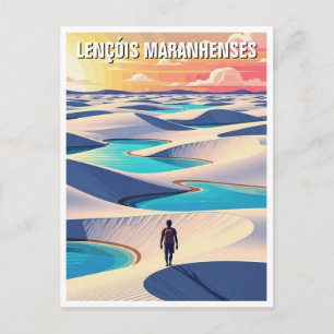 Carte Postale Voyage au Brésil Lençóis Maranhenses