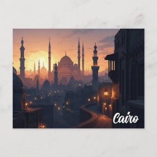 Carte Postale Voyage au Caire Égypte