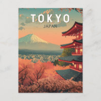 Voyage au Japon à Tokyo Art Vintage