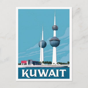 Carte Postale Voyage au Koweït Vintage 