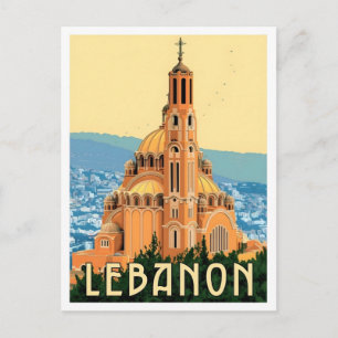Carte Postale Voyage au Liban Vintage