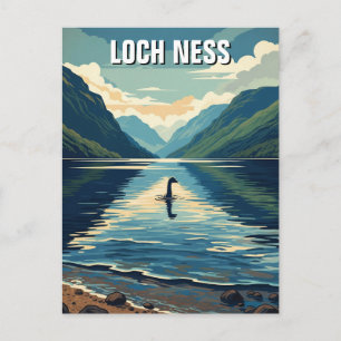 Carte Postale Voyage au Loch Ness Nessie