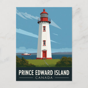Carte Postale Voyage au Phare de l'Île-du-Prince-Édouard