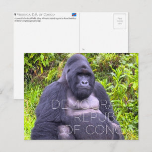Carte Postale Voyage au Virunga, République démocratique du Cong