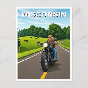 Carte Postale Voyage au Wisconsin