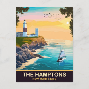 Carte Postale Voyage aux Hamptons