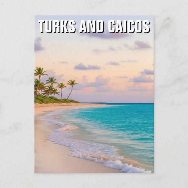 Carte Postale Voyage aux îles Turques et Caïques (Devant)