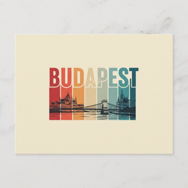 Carte Postale Voyage Budapest Hongrie (Devant)