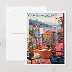 Carte Postale Voyage Caracas Venezuela Esthétique
