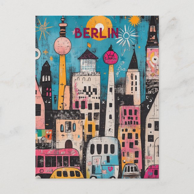 Carte Postale Voyage contemporain à Berlin (Devant)