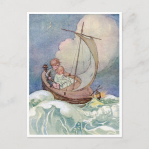 Carte Postale Voyage d'Anne Anderson à Fairyland Vintage