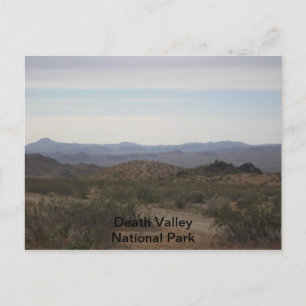Carte Postale Voyage dans le parc national de Death Valley