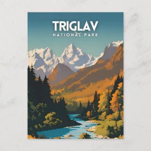 Carte Postale Voyage dans le parc national de Triglav