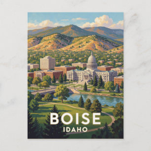 Carte Postale Voyage dans les contreforts de Boise Idaho