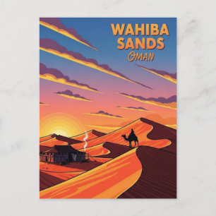Carte Postale Voyage dans les sables de Wahiba à Oman