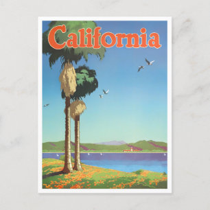 Carte postale voyage de Californie