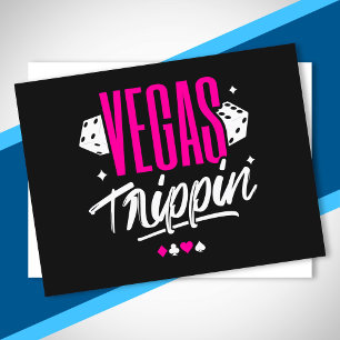 Carte Postale Voyage de filles à Vegas - Anniversaire à Vegas - 