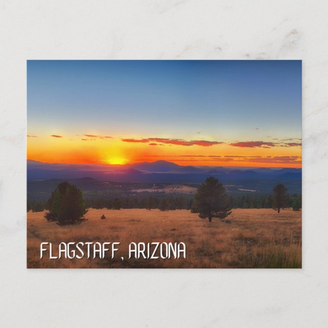 carte postale voyage de flagstaff arizona (Devant)