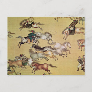 Carte Postale Voyage de l'empereur Qianlong détail d'un