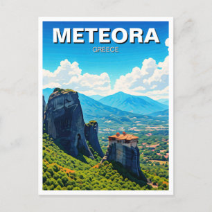 Carte Postale Voyage de Meteora Grèce