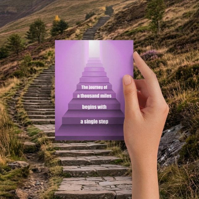 Carte Postale Voyage de mille miles (Créateur téléchargé)