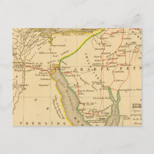 Carte Postale Voyage des Israelites depuis leur sortie d'Egypte