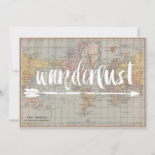 Carte postale voyage d'inspiration vintage rustiqu (Devant)