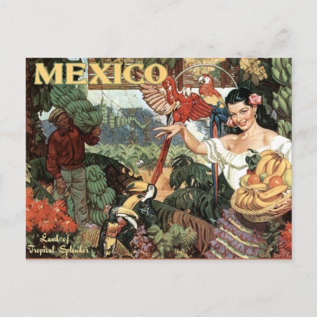 Carte postale voyage du Mexique (Devant)