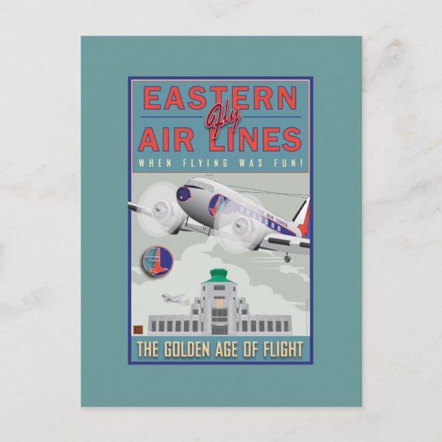 Carte Postale VOYAGE-Eastern Air Lines- (Devant)