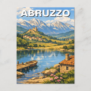 Carte Postale Voyage en Abruzzes Italie