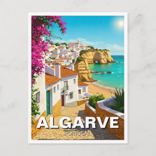 Carte Postale Voyage en Algarve Portugal