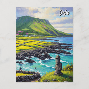 Carte Postale Voyage en Corée du Sud sur l'île de Jeju