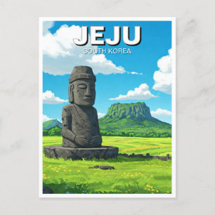 Carte Postale Voyage en Corée du Sud sur l'île de Jeju