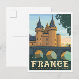 Carte Postale Voyage en France vintage