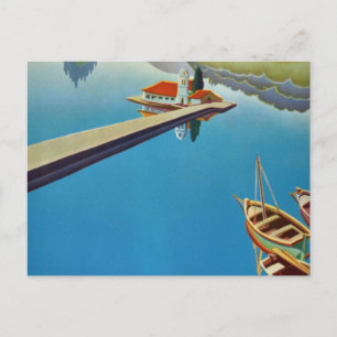 Carte Postale Voyage en Grèce vintage - Île de Corfou