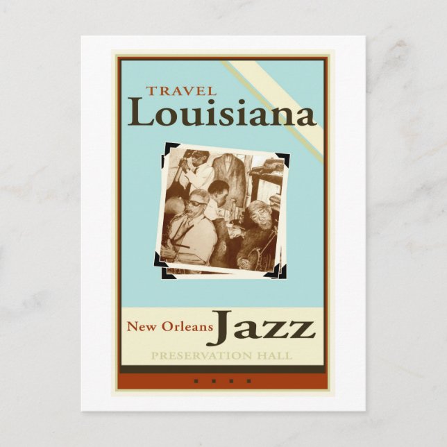 Carte Postale Voyage en Louisiane (Devant)