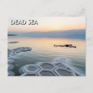Carte Postale Voyage en mer Morte Jordanie