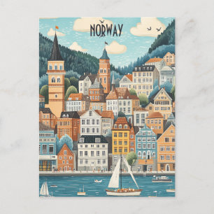 Carte Postale Voyage en Norvège