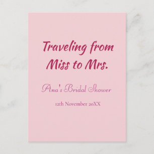 Carte Postale Voyage enterrement de vie de jeune fille ajouter n